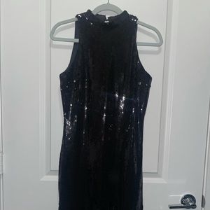 Black Sequin Zara Dress